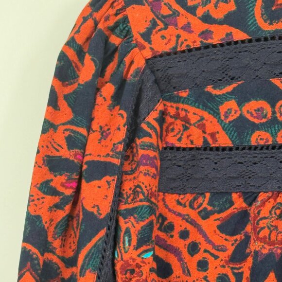 Jennifer Grace Top Women's Long sleeve Button Up Boho Style Size Large - Picture 10 of 10